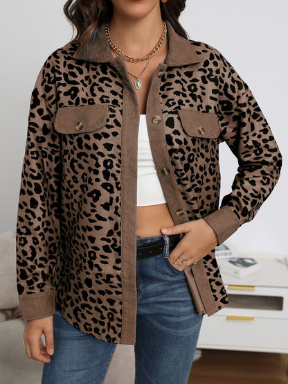 Cora - Leopard Jacket - Chic - Premium Material - Ideal for Spring