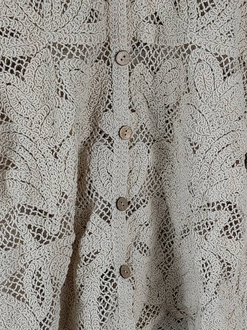 Women's Elegant Lace Blouse with Floral Design