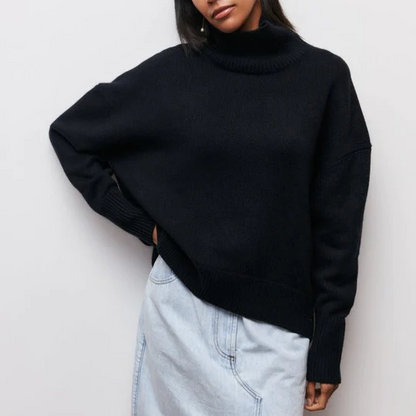 Women's Oversized Turtleneck Jumper | Ideal for Winter