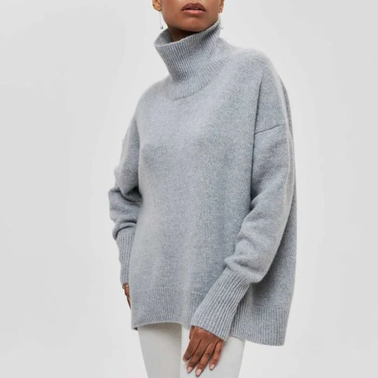 Women's Oversized Turtleneck Jumper | Ideal for Winter
