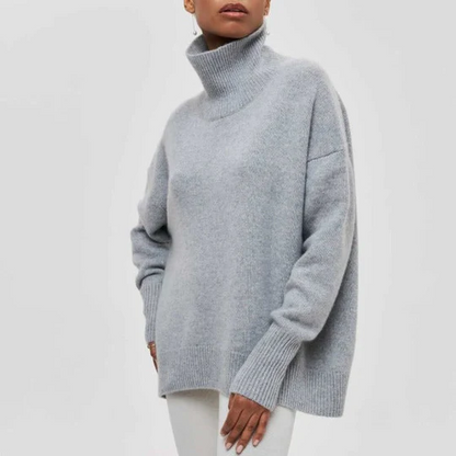 Women's Oversized Turtleneck Jumper | Ideal for Winter