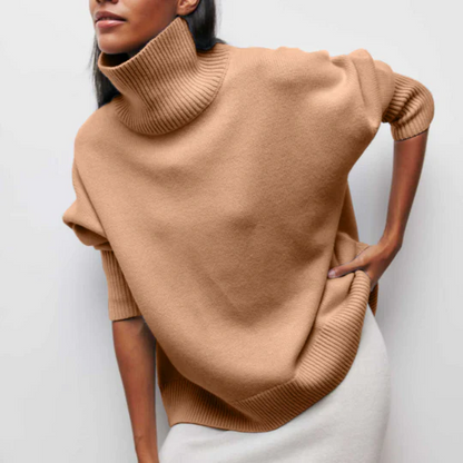 Women's Oversized Turtleneck Jumper | Ideal for Winter
