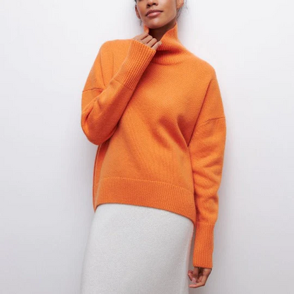 Women's Oversized Turtleneck Jumper | Ideal for Winter