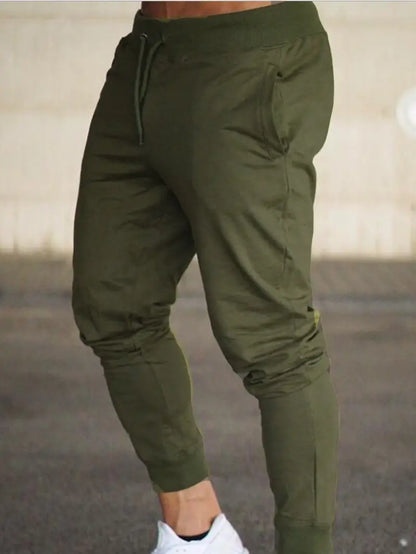 Men's Comfortable High-Quality Jogger Pants with Adjustable Drawstring Waist