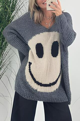 Gillian - Smiley Jumper - Casual - Modern Style - Ideal for Winter