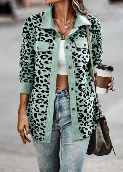 Cora - Leopard Jacket - Chic - Premium Material - Ideal for Spring