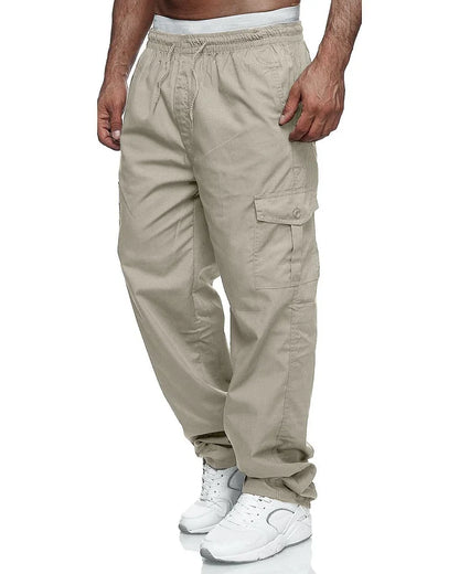 Men's Loose Fit Cargo Pants with Multiple Pockets | Perfect for Casual Days