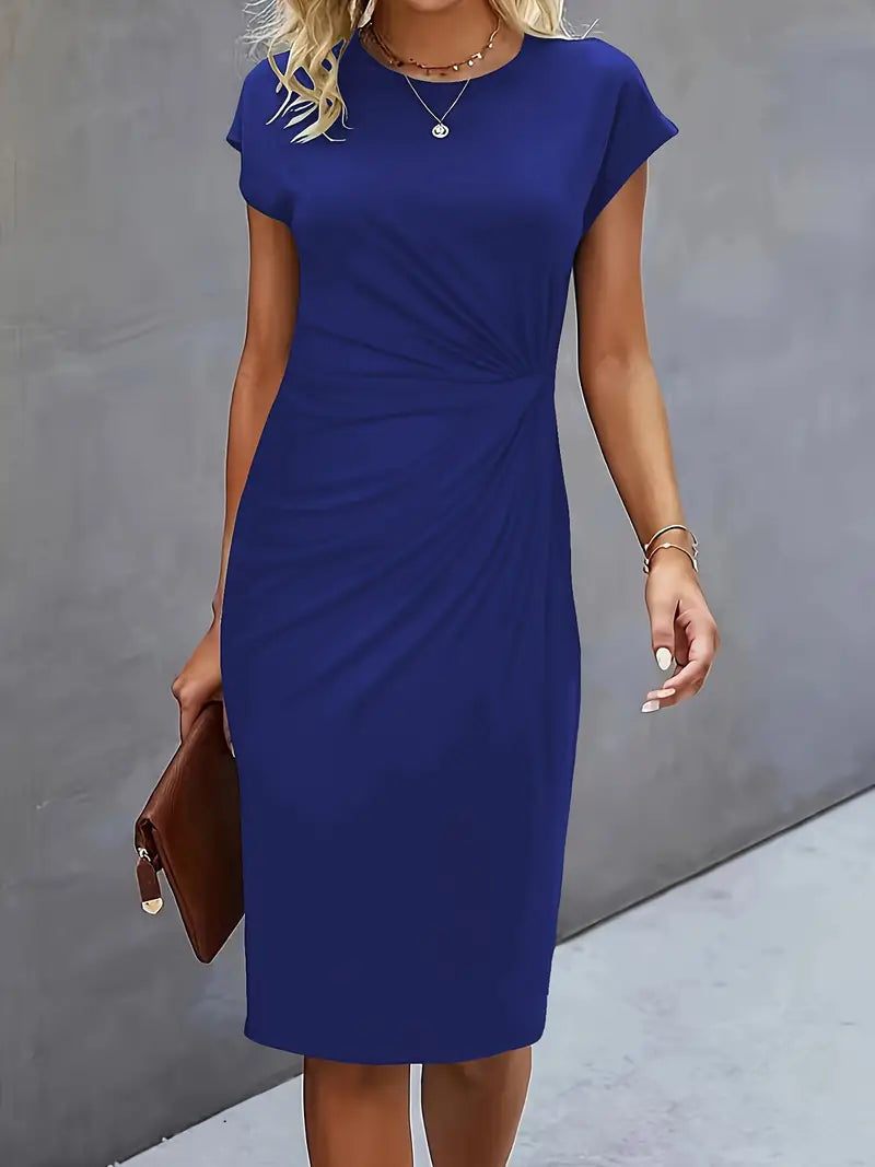 Variant image for Women's Classic High-Quality Dress with Scoop Neck-37