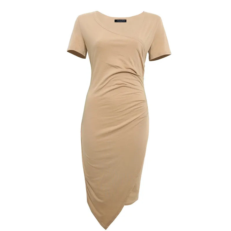 Variant image for Women's Classic High-Quality Dress with Scoop Neck-25