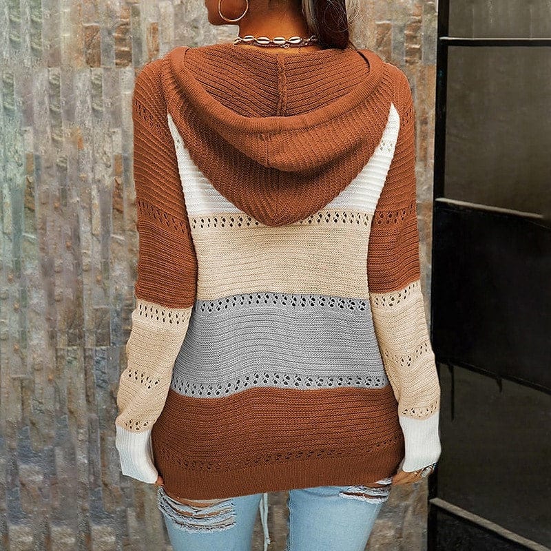 Vivian - Hooded Sweater - Chic - Timeless Style - Ideal for Winter