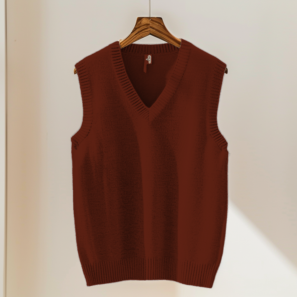 Alexander - Men V-Neck Vest - Casual - Timeless Style - Ideal for Autumn