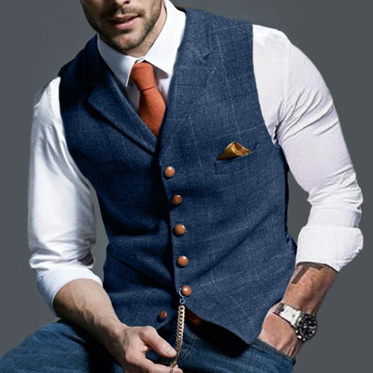 Men's V-Neck Classic Vest