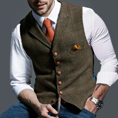 Men's V-Neck Classic Vest