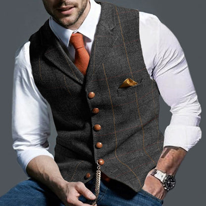 Men's V-Neck Classic Vest