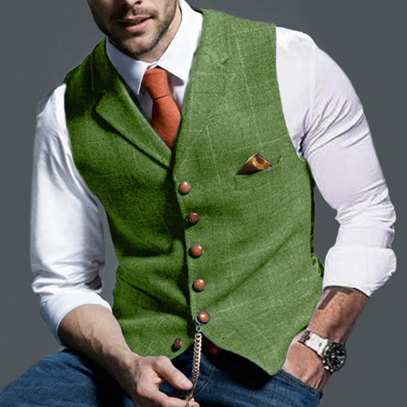 Men's V-Neck Classic Vest