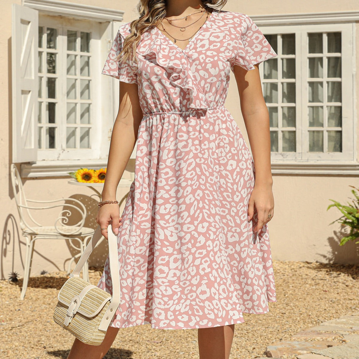 Lorelei - Women's Bohemian Dress with V-Neck