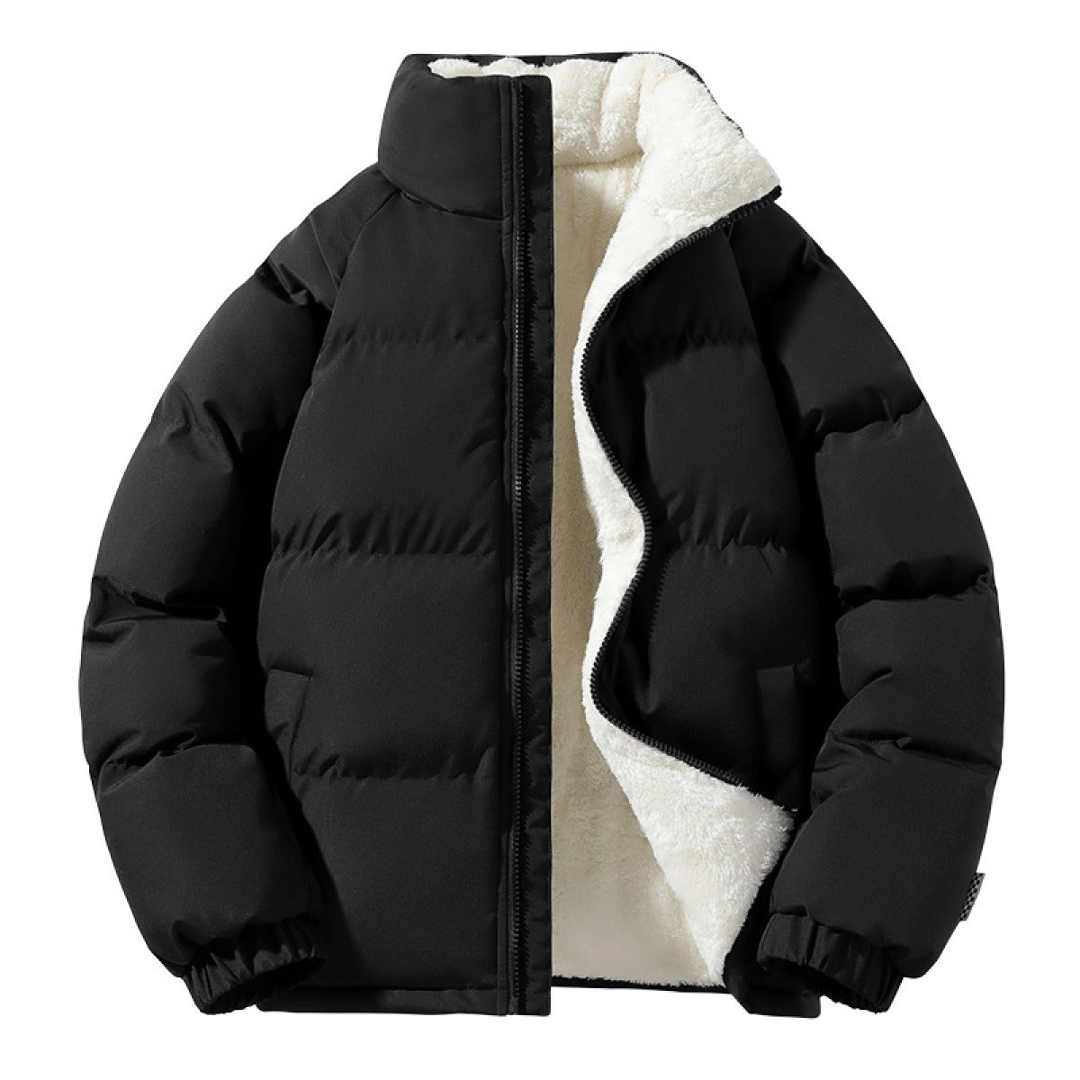 Men's Comfortable Fleece-Lined Puffer Jacket | Perfect for Autumn/Winter