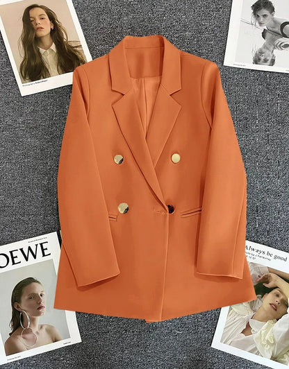 Women's Comfortable Loose Fit Blazer with Buttons | Perfect for Casual Days