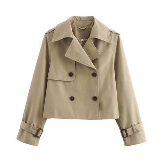 Chic Casual Short Trench Coat | Perfect for Everyday Wear