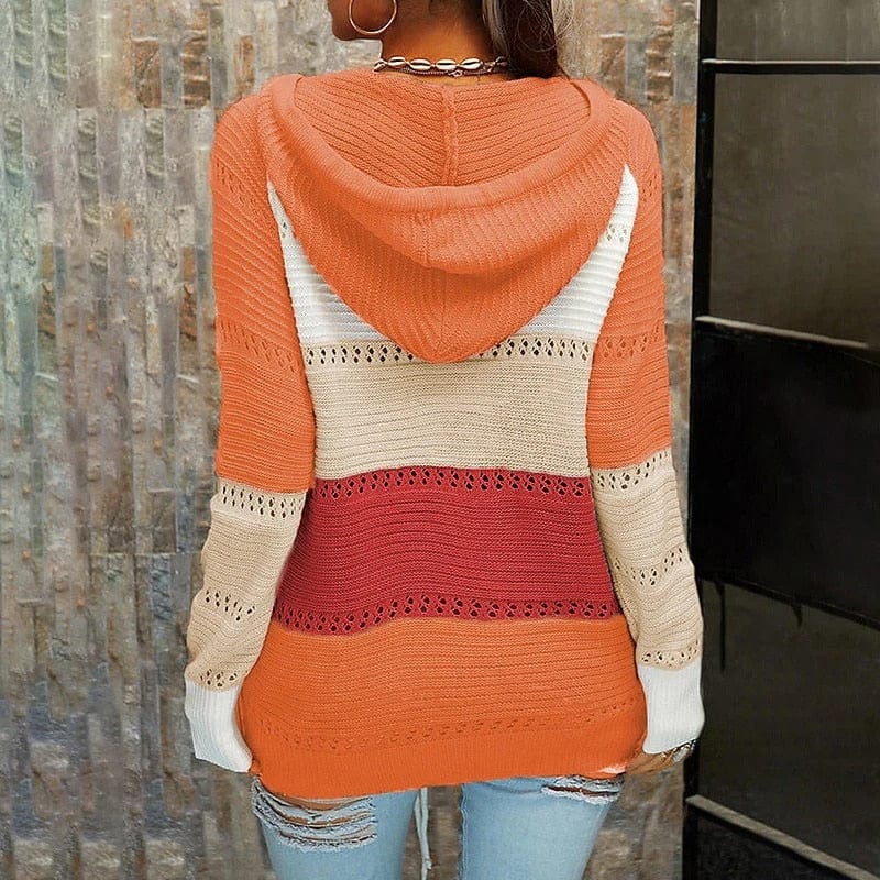 Vivian - Hooded Sweater - Chic - Timeless Style - Ideal for Winter