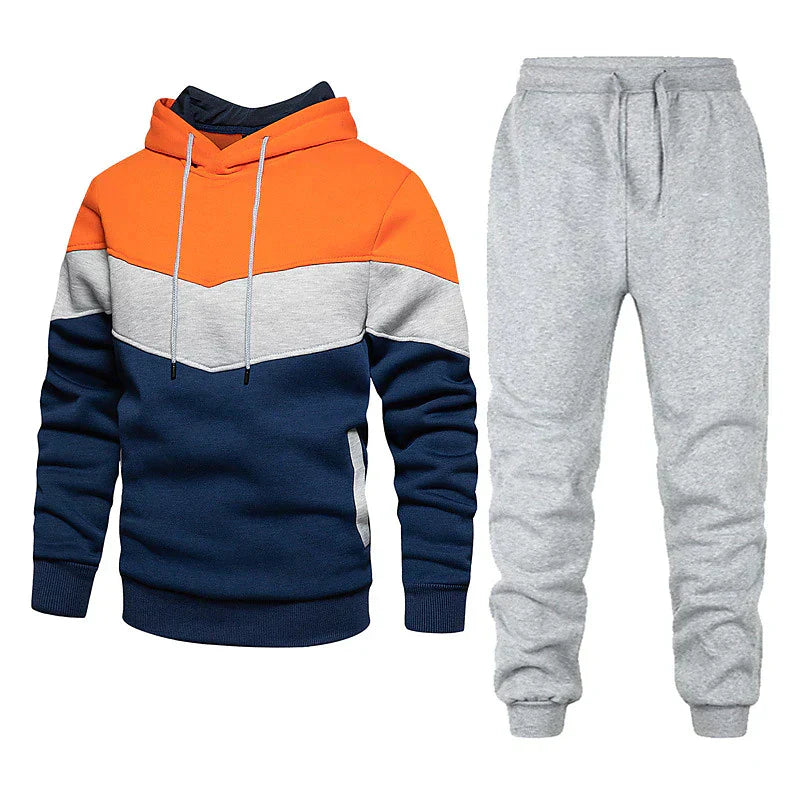 Variant image for Men's Modern High-Quality Tracksuit with Trendy Design-49