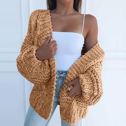 Women's Stylish Knitted Cardigan Sweater | Ideal for Autumn/Winter