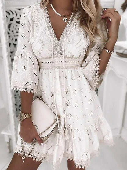 Women's Elegant Lightweight Dress with Breathable Fabric