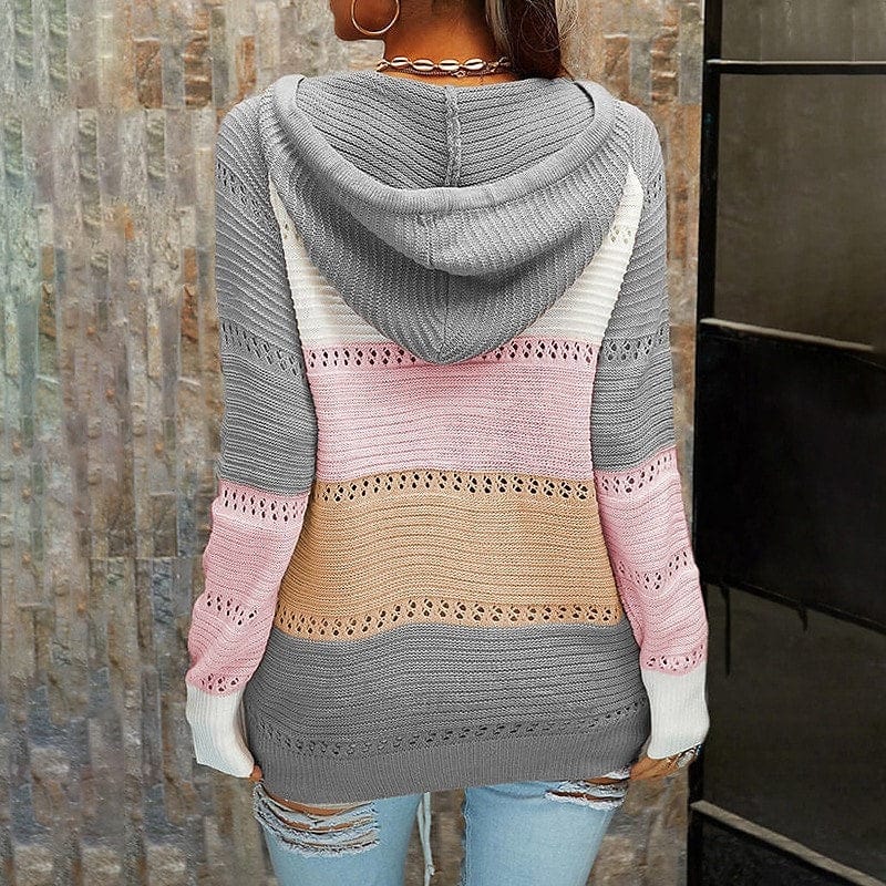 Vivian - Hooded Sweater - Chic - Timeless Style - Ideal for Winter