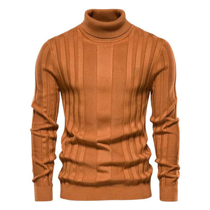 Men's Slim Fit Turtleneck Knit Jumper | Ideal for Winter