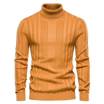 Men's Slim Fit Turtleneck Knit Jumper | Ideal for Winter