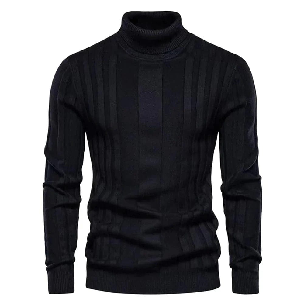 Jeremy - Men's Turtleneck Sweater - Classic - Modern Style - Ideal for Winter