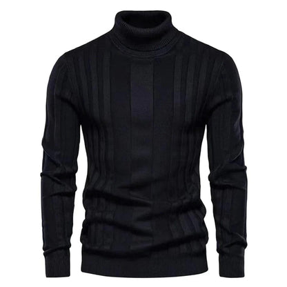 Jeremy - Men's Turtleneck Sweater - Classic - Modern Style - Ideal for Winter